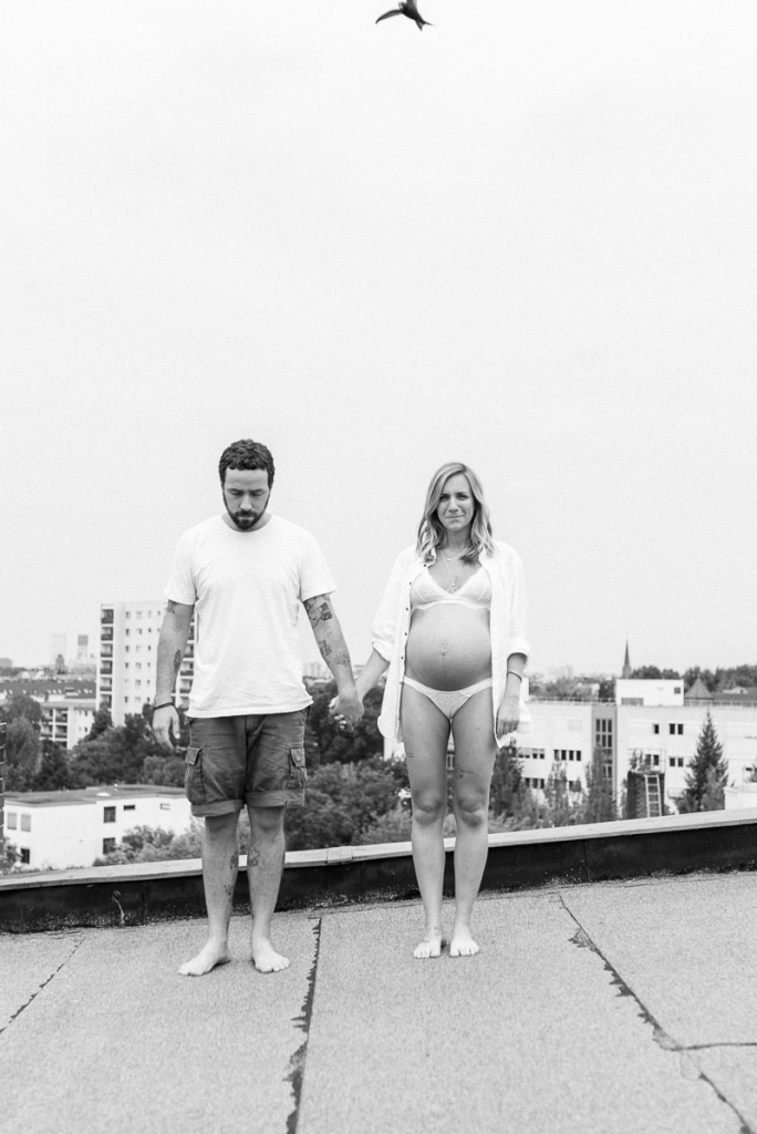 zu Zweit heiraten Berlin Hochzeitsfotograf Babybauch