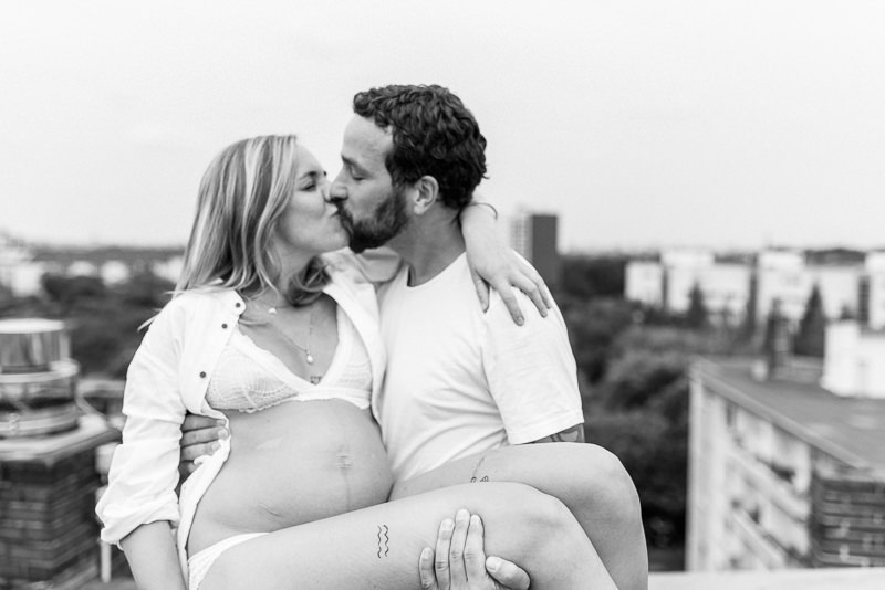 zu Zweit heiraten Berlin Hochzeitsfotograf Babybauch