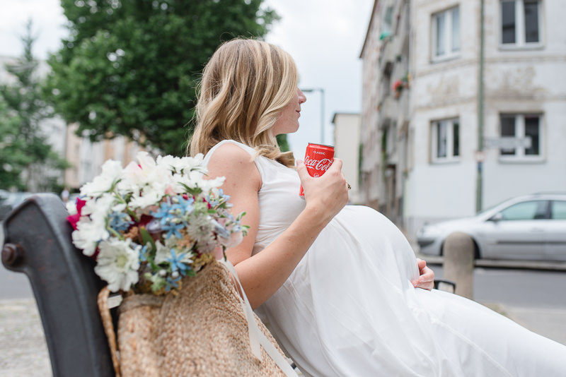zu Zweit heiraten Berlin Hochzeitsfotograf Babybauch